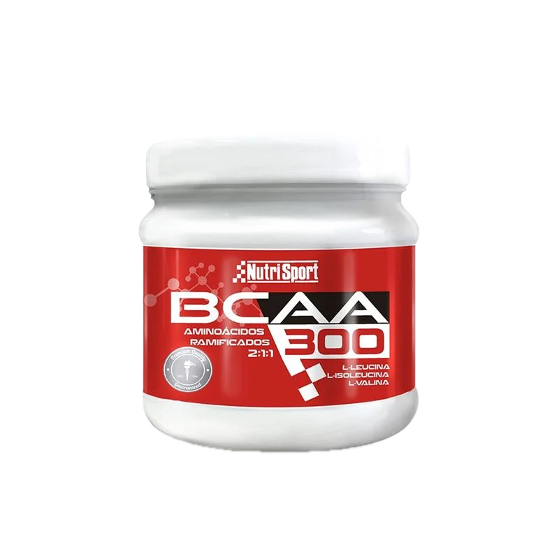 BCAA 300: Aminoácidos Ramificados · Nutrisport · 300 gramos