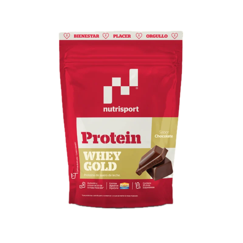 Whey Gold Protein Chocolate · Nutrisport · 500 gramos