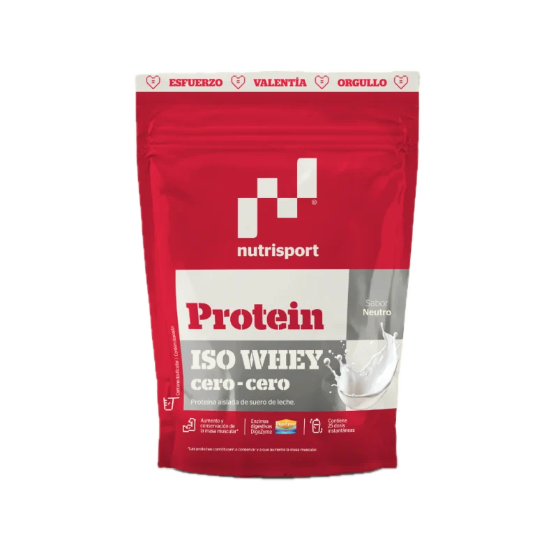 Iso Whey Cero-Cero Neutro · Nutrisport · 450 gramos