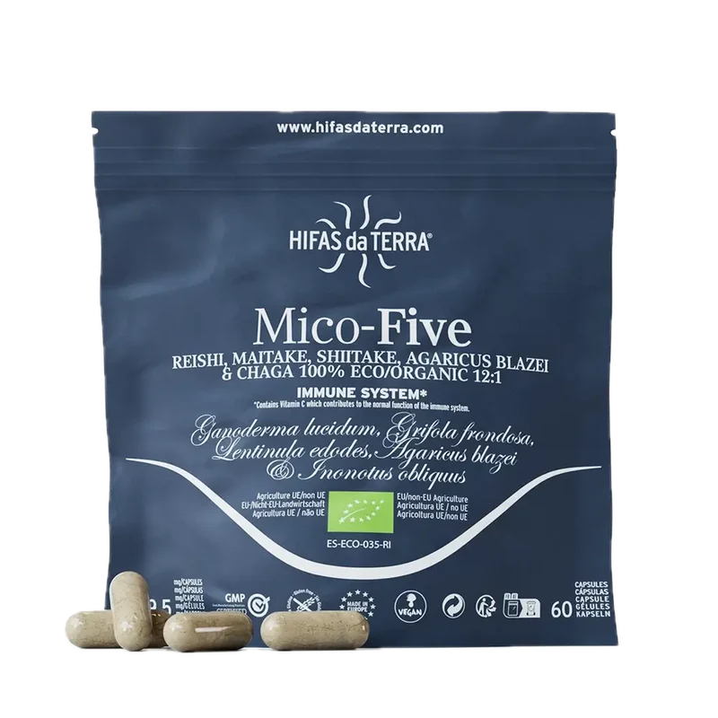 Refill Mico-Five · Hifas Da Terra · 60 cápsulas