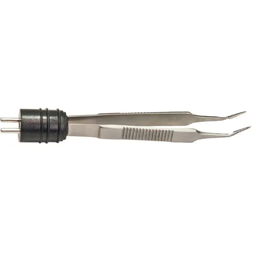 Bovie® Reusable McPherson Bipolar Forceps, 3.5" Curved w/5mm Uncoated Tip, Non-sterile, Pack/1, A844