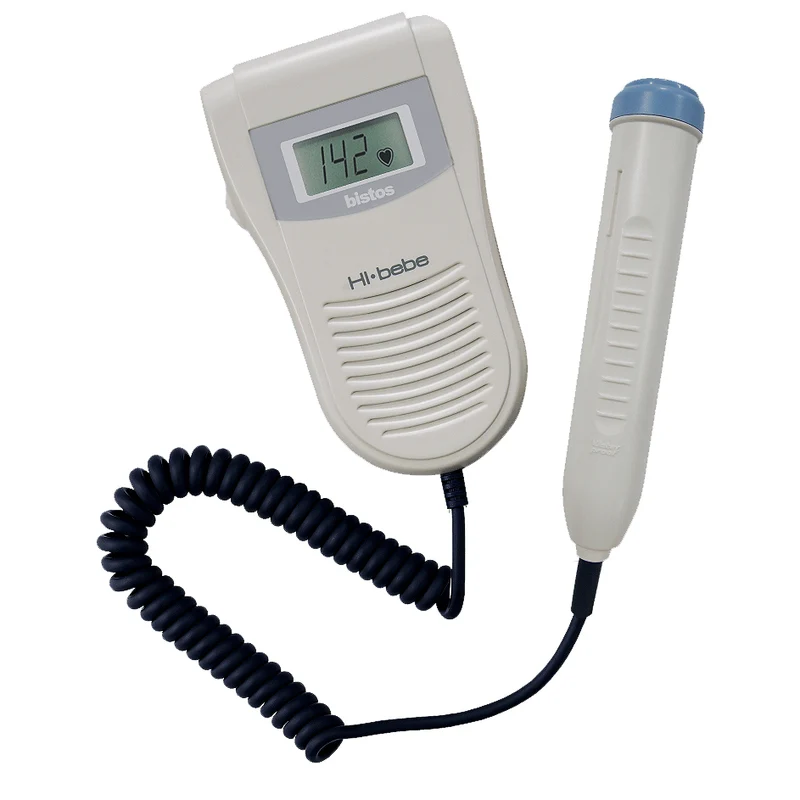 Bistos® Hi-Bebe Mono LCD Display Fetal Doppler w/2Mhz OB Probe, BT-200L