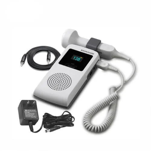 EDAN SD3-Pro.03 Fetal Doppler w/3Mhz OB Probe, Charger, Lithium Battery, Audio Recording (LCD Display)