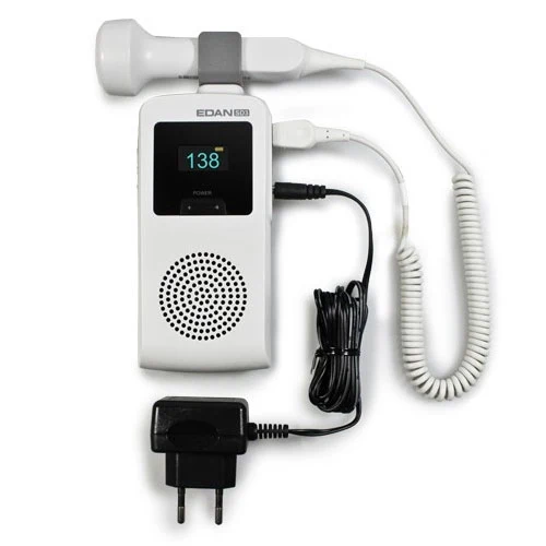 EDAN SD3-Plus.03 Fetal Doppler w/3Mhz OB Probe, Charger, Li-ion Battery (LCD Display)