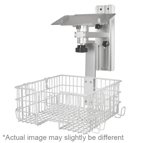 EDAN Wall Mount w/Upper Basket and Mounting Plate, F6F9.WM