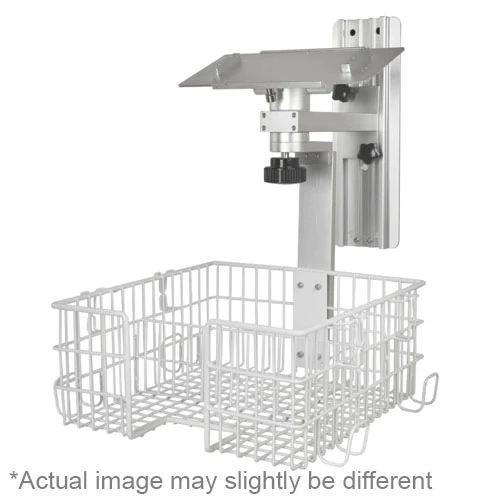EDAN Wall Mount w/Upper Basket and Mounting Plate, F2.WM