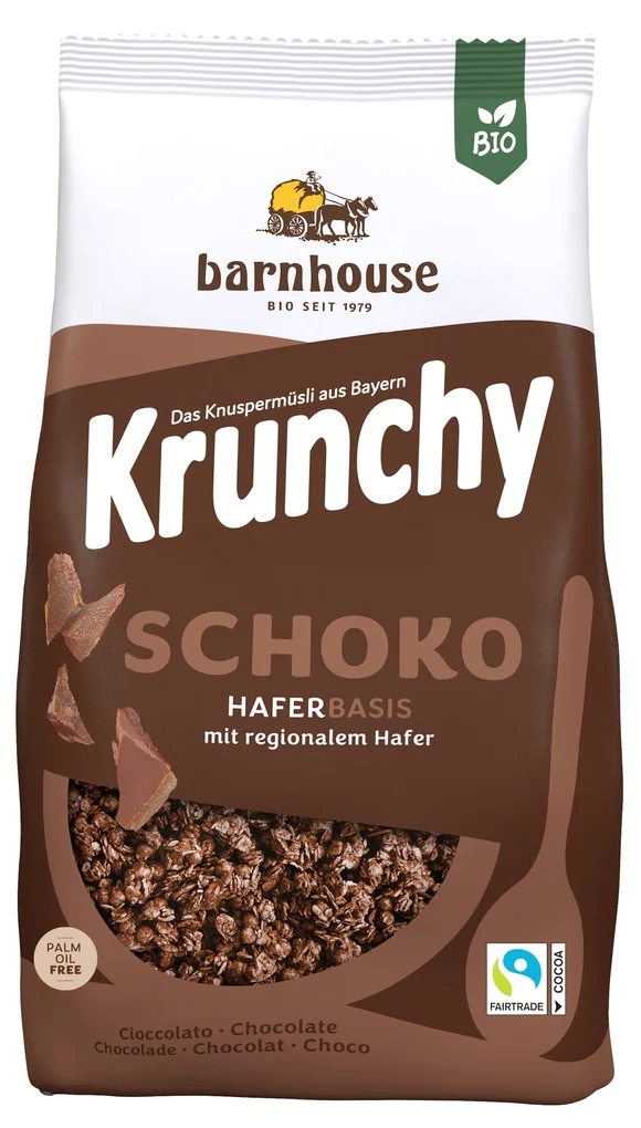 Muesli Krunchy Chocolate Bio · Barnhouse · 1.250 gramos
