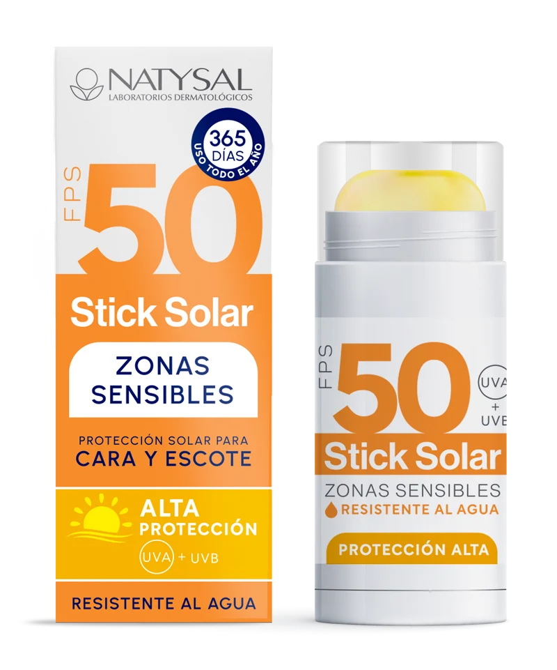 Stick Solar SPF50 · Natysal · 14 gramos