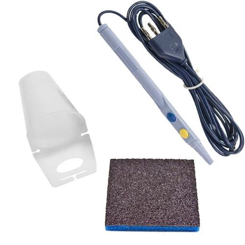 Bovie® Disposable Push Button Electrosurgical Pencil w/Holster & Scratch Pad, Box/40, ESP1HS