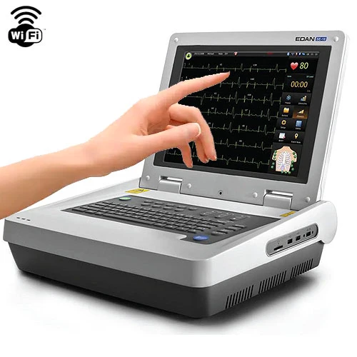 EDAN SE-18 12/15/18 Lead ECG Machine w/15" Touch Display