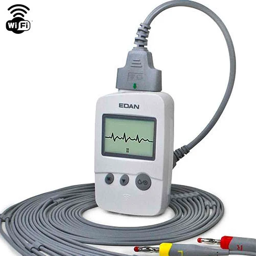 EDAN SE-1515 PC Based 12 Lead ECG Machine w/DX12 Wireless Sampling Box & Software