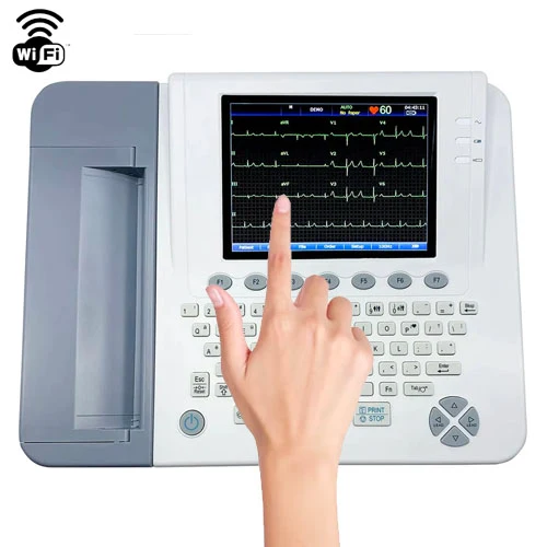 EDAN SE-1200E Express 12 Ch. ECG Machine w/8.4" LCD Touch Display