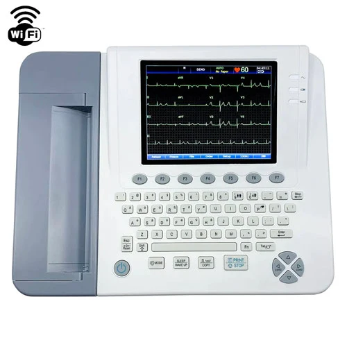 EDAN SE-1200EB Express Basic 12 Ch. ECG Machine w/8.4" LCD Display