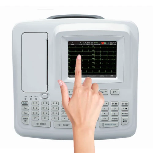 EDAN SE-601C 6 Ch. ECG Machine w/6" LCD Touch Display