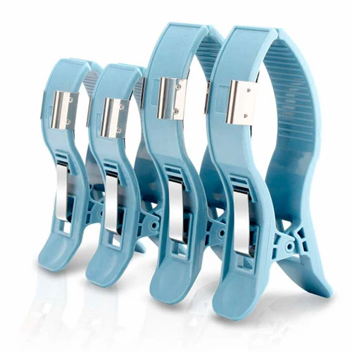 EDAN Reusable Adult Limb Clamp ECG Electrodes, Set/4, 4mm, 01.57.040162-12