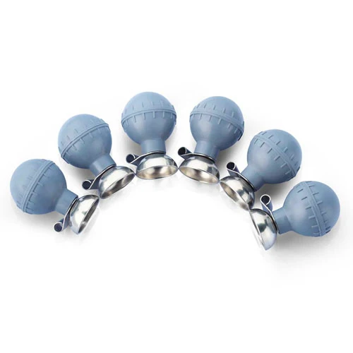 EDAN Reusable Adult Suction ECG Electrodes, Set/6, 4mm, 01.57.040163