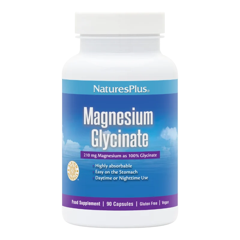 Bisglicinato de Magnesio · Nature's Plus · 90 cápsulas