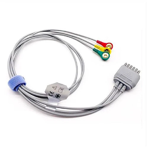 EDAN Reusable 5 Lead Limb Wires, Snap, Adult, AHA, for IT20 Telemetry Transmitters, 02.04.241961
