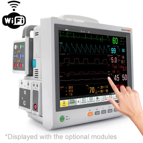 EDAN Elite® V5 12.1" Modular Patient Monitor, Touch Screen, WiFi™ (w/o Module)
