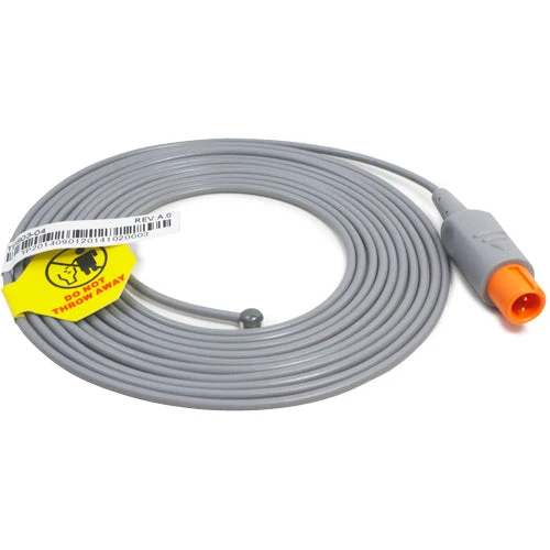 EDAN 2-Pin Reusable Pediatric/Neonate Skin Temperature Probe (10K/25°C), 01.15.040255