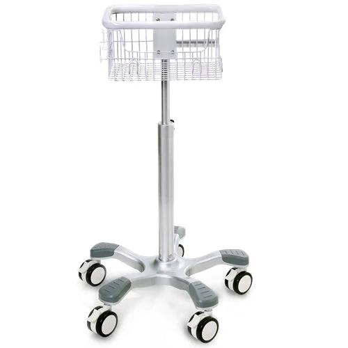 Rolling Stand w/Mounting Plate for EDAN M3® Vital Signs Monitor, MT-207_Plate_M3