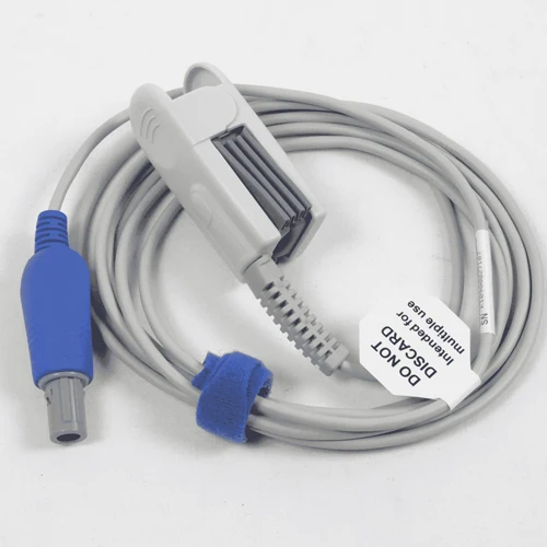 EDAN SH1 Reusable Adult SpO2 Sensor w/Lemo Connector, 2.5m, 12.01.109069