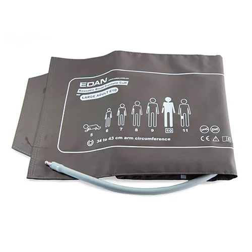 EDAN Cuff# E10 Reusable NIBP Cuff, Large Adult, 34-43cm, 11.57.40074