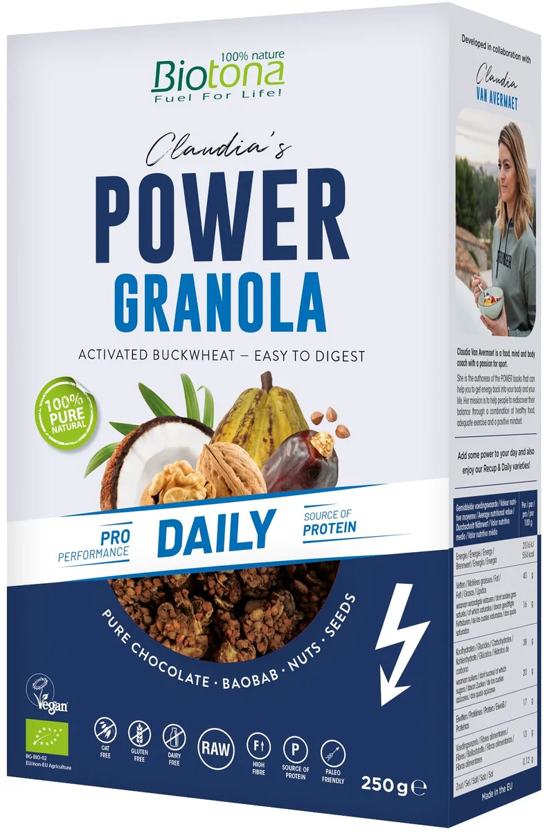Power Granola Daily · Biotona · 250 gramos