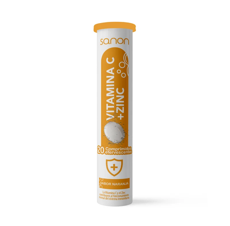 Vitamina C + Zinc · Sanon Sport · 20 comprimidos
