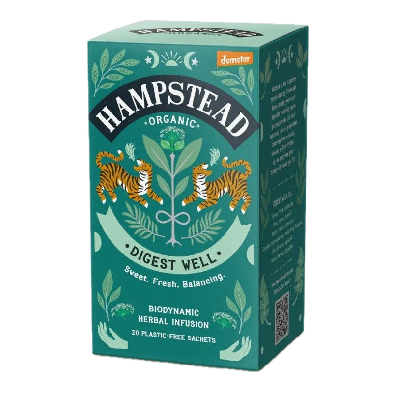 Infusión Digest Well · Hampstead Organic · 20 filtros