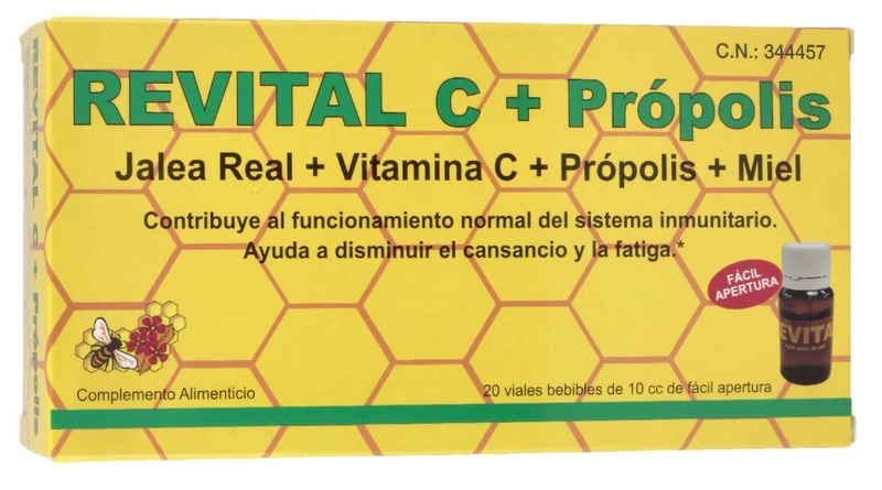 Revital C + Própolis · Pharma OTC · 20 viales