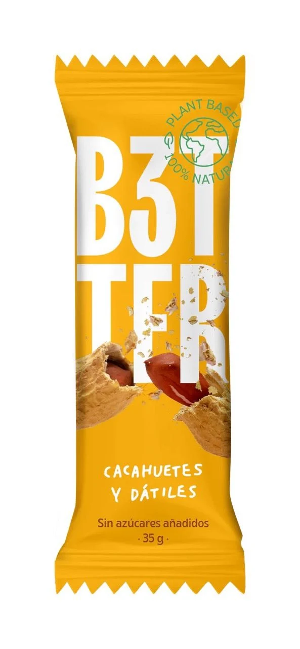 Cacahuete Bar · B3TTER · 35 gramos [Caducidad 10/2026]