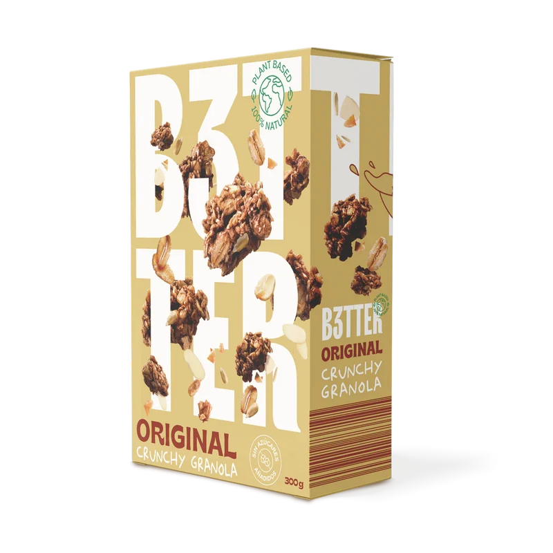Original Crunchy Granola · B3TTER · 300 gramos