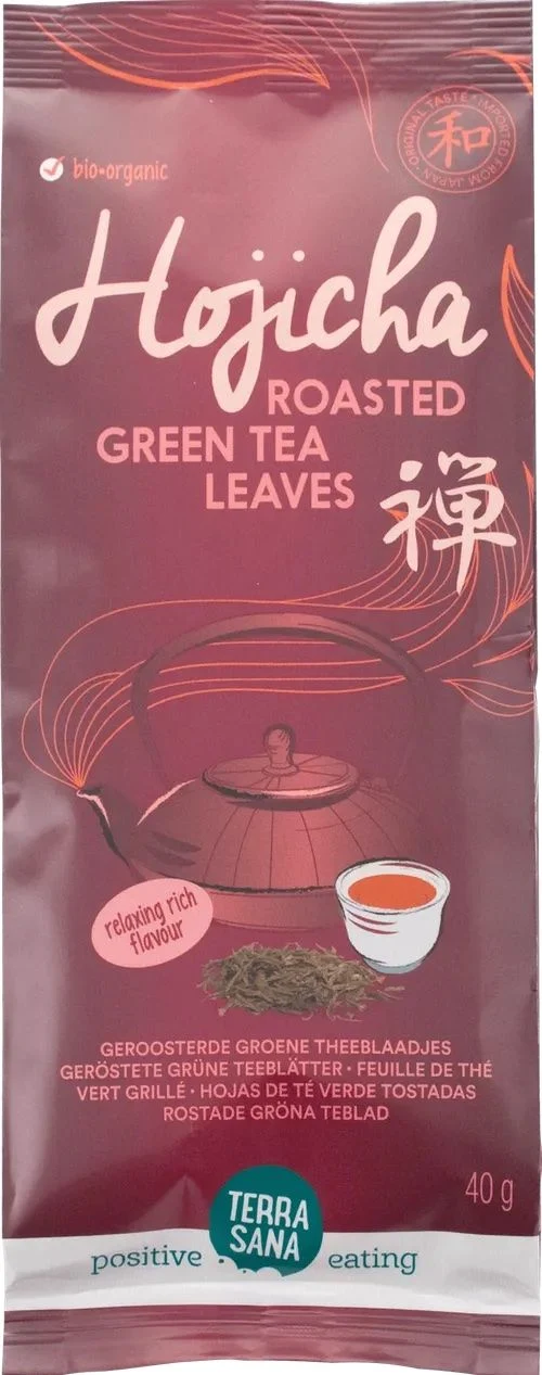 Hojas de Té Hojicha · Terrasana · 40 gramos