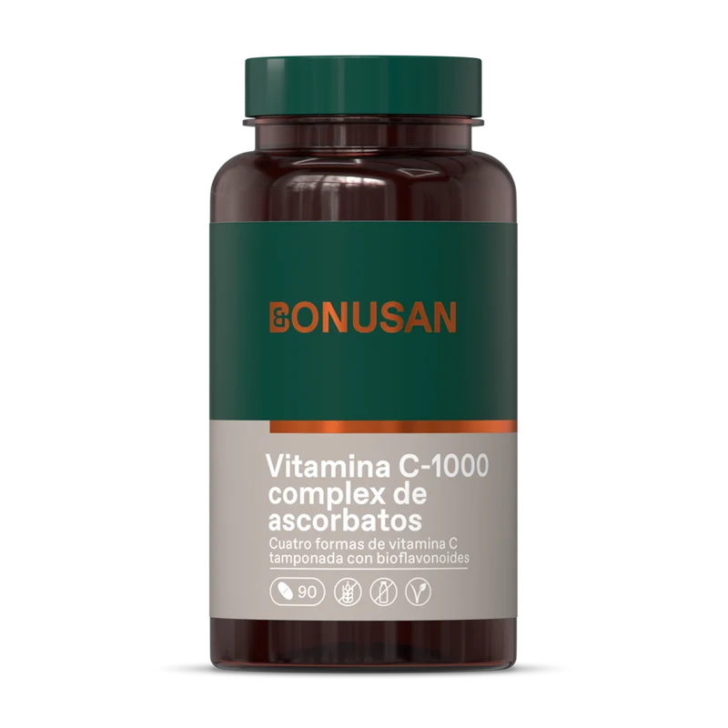 Vitamina C 1000 (Complex de Ascorbatos) · Bonusan · 90 comprimidos