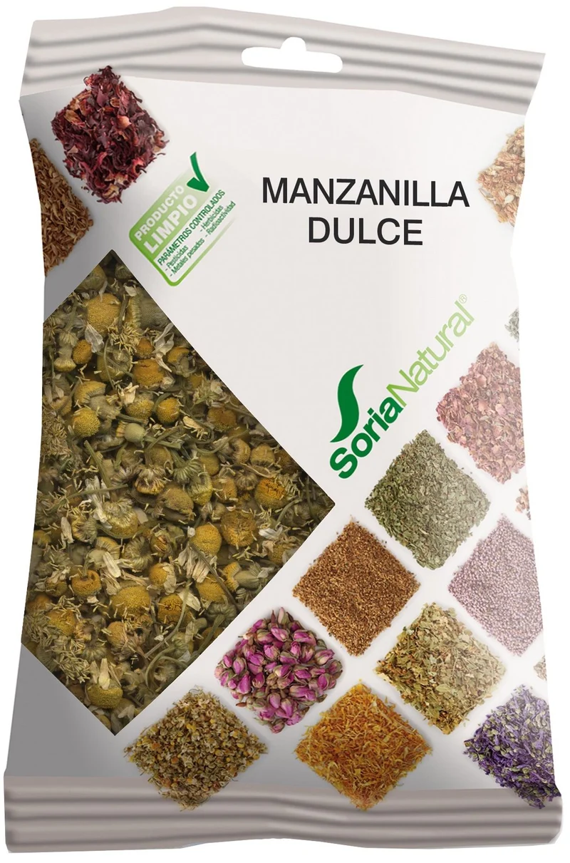 Manzanilla Dulce en Bolsa · Soria Natural · 30 gramos