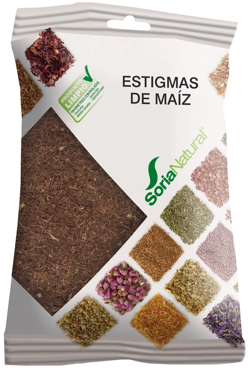 Estigmas de Maíz en Bolsa · Soria Natural · 35 gramos