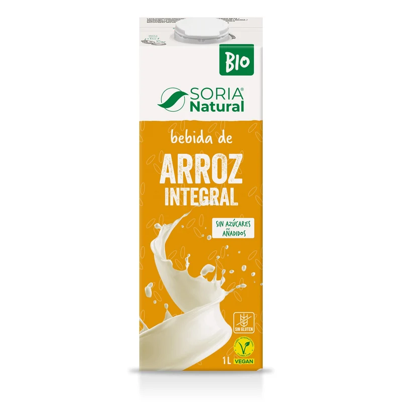 Bebida de Arroz Integral · Soria Natural · 1 litro