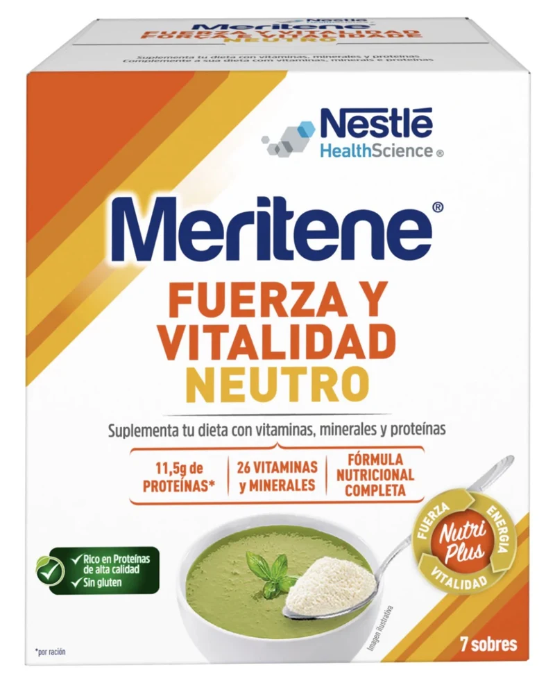 Meritene Fuerza y Vitalidad Neutro · Nestlé · 7 sobres
