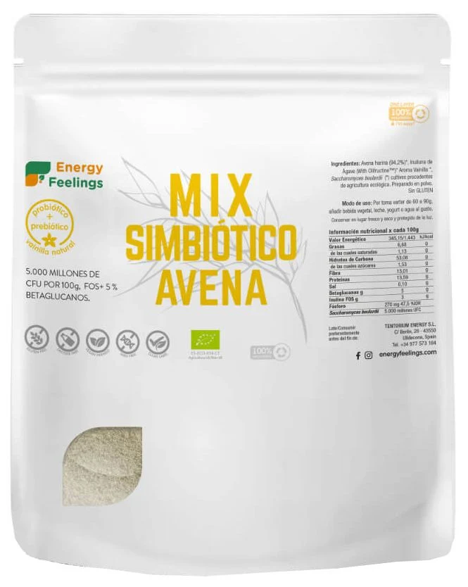 Mix Simbiótico de Avena Eco · Energy Feelings · 1 kg