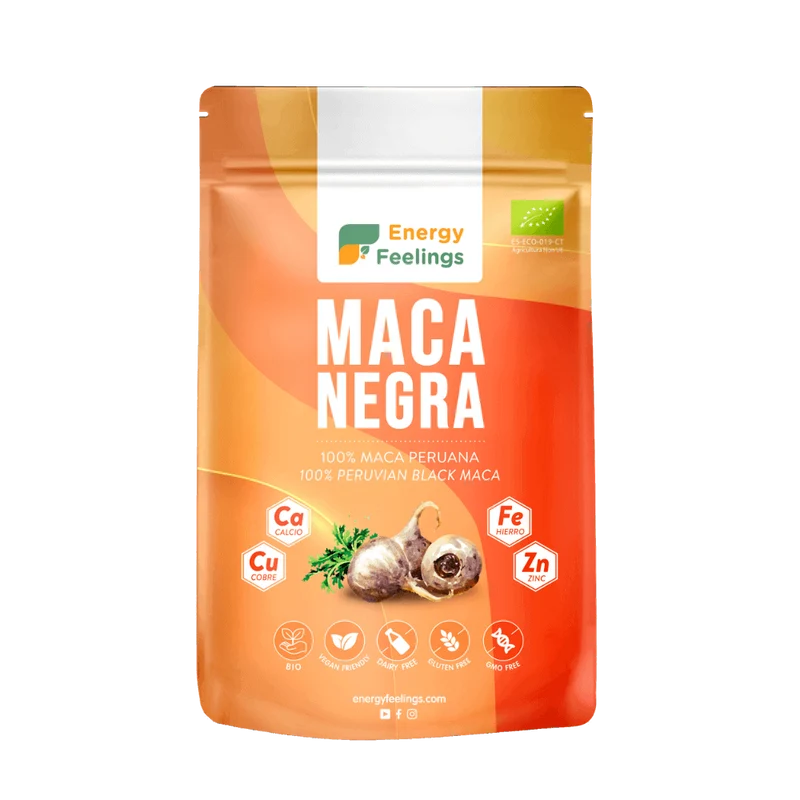 Maca Negra en Polvo Eco · Energy Feelings · 200 gramos