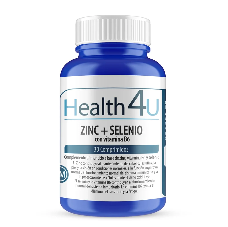 Zinc con Selenio · Health4U · 30 comprimidos