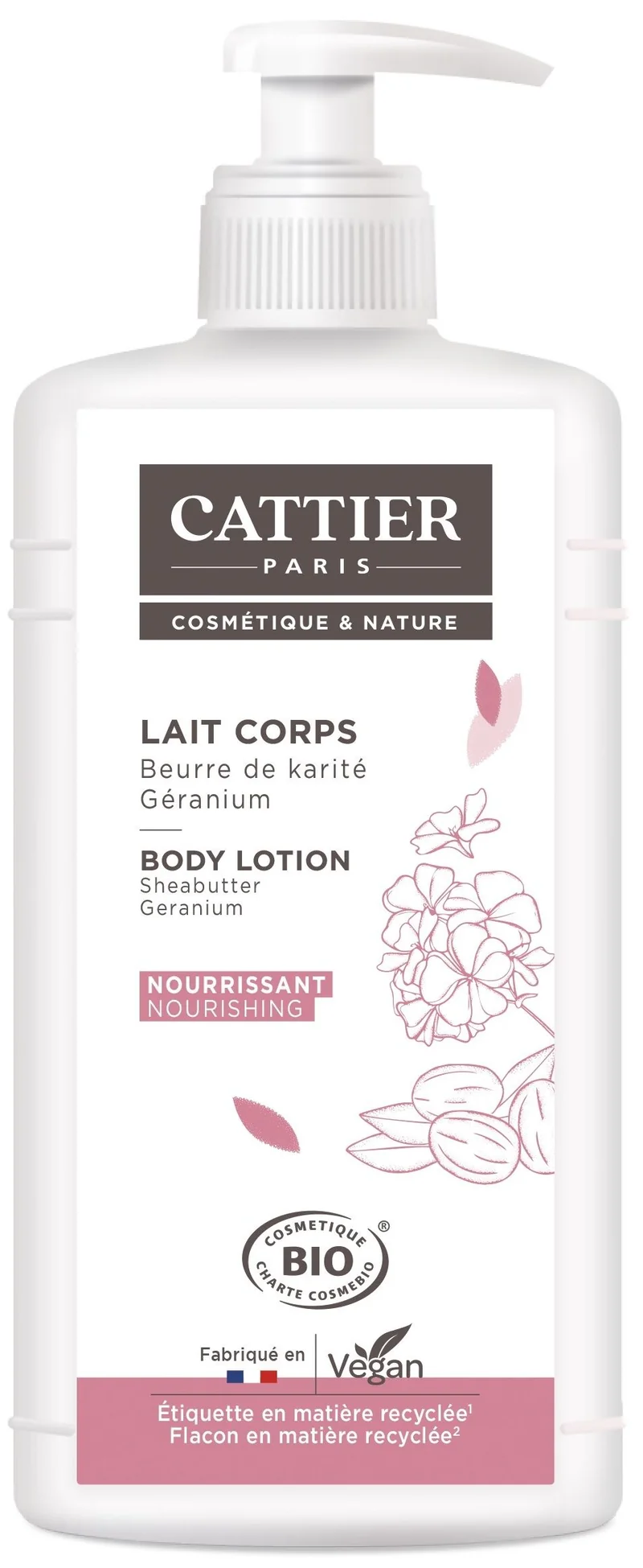Leche Corporal Nutritiva · Cattier · 500 ml