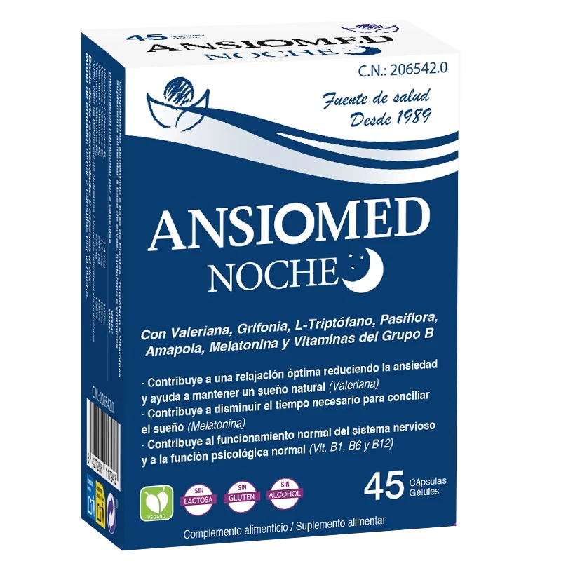 Ansiomed Noche · Bioserum · 45 cápsulas