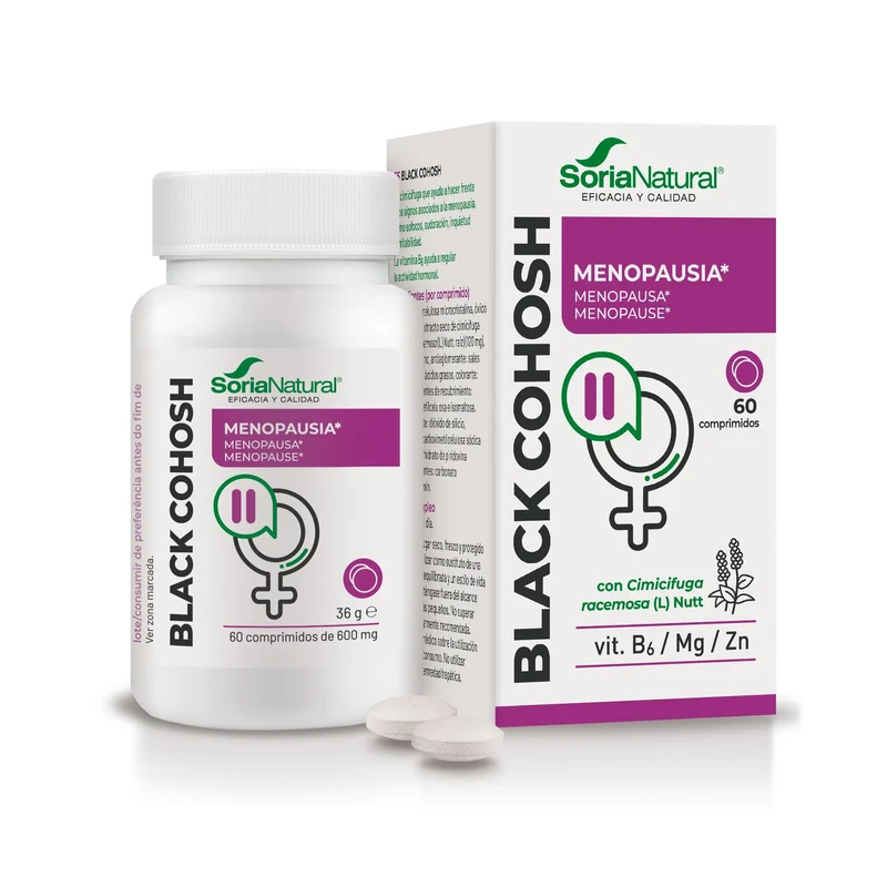 Black Cohosh · Soria Natural · 60 comprimidos