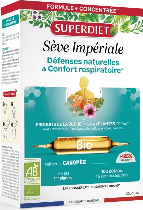 Savia Imperial BIO · Superdiet · 20 ampollas