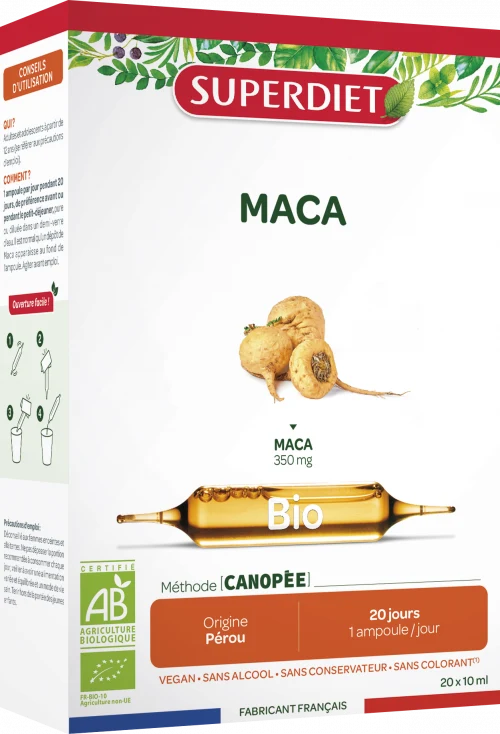 Macafit Ampollas BIO · Superdiet · 20 ampollas