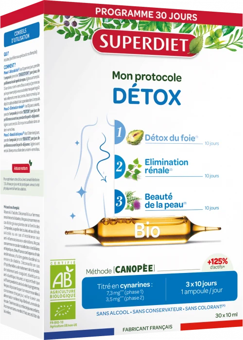 Protocolo Detox BIO · Superdiet · 30 ampollas