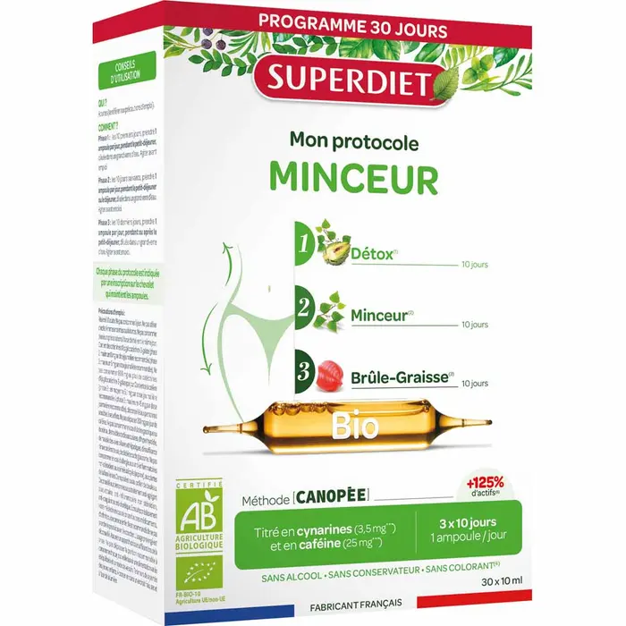 Protocolo de Adelgazamiento BIO · Superdiet · 30 ampollas