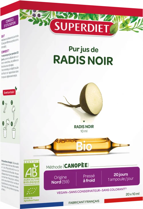 Rabanofit BIO · Superdiet · 20 ampollas